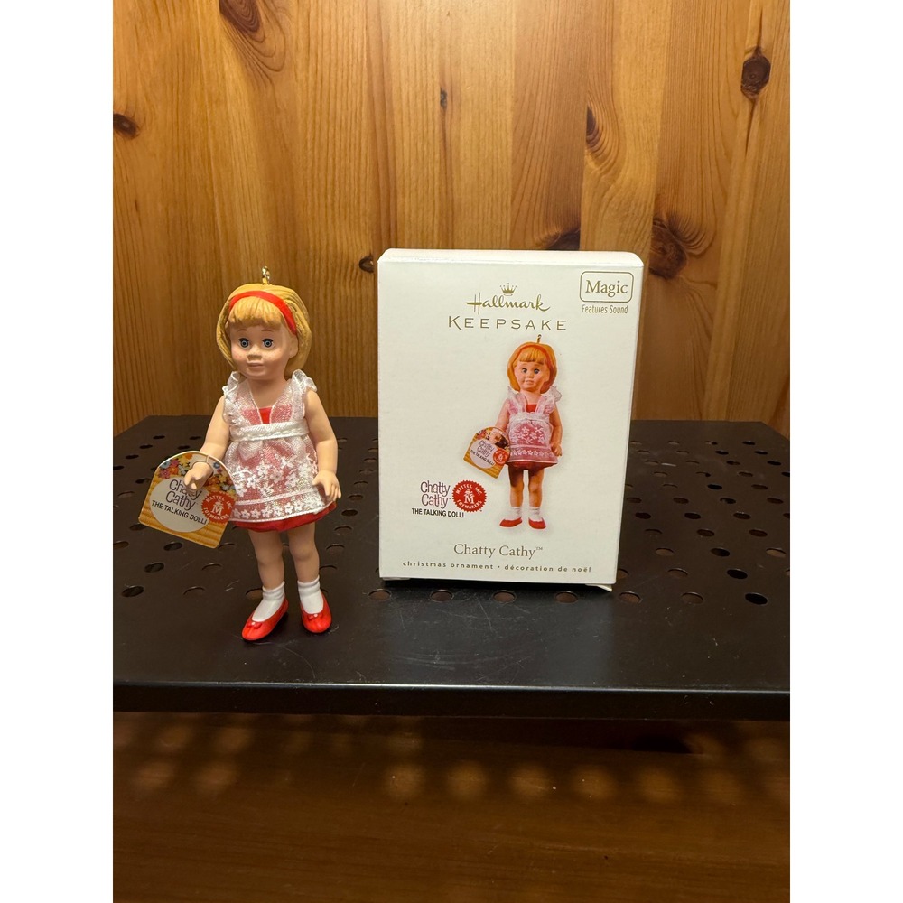 Hallmark Keepsake Chatty Cathy The Talking Doll Magic Sound Christmas Ornament